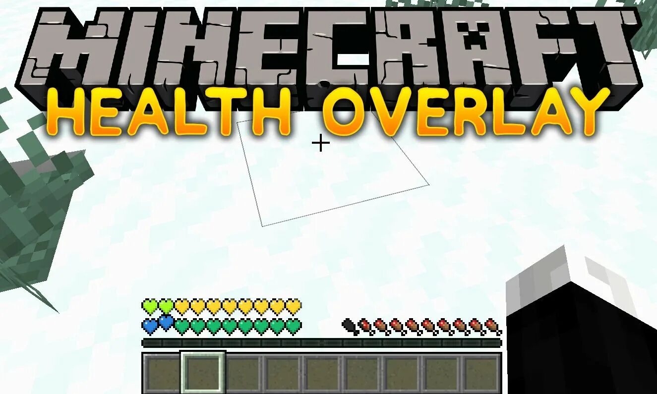 Block overlay. Мод health overlay 1.16.5. health overlay майнкрафт. мод health. minecraft мод здоровья.