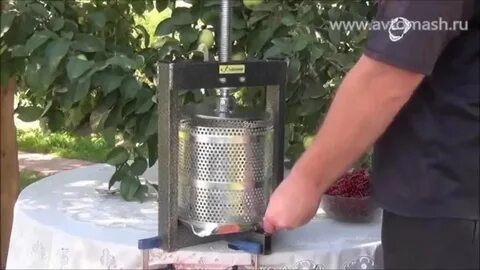 Сок из ручной соковыжималки