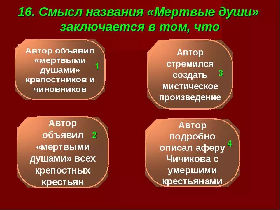 Мертвые души 1 глава тест с ответами. Смысл названия произведения мертвые души. Смысл рассказа мертвые души. Смысл названия поэмы мертвые души. Смысл названия произведения мертвые души кратко.