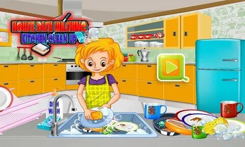 My sister is cleaning