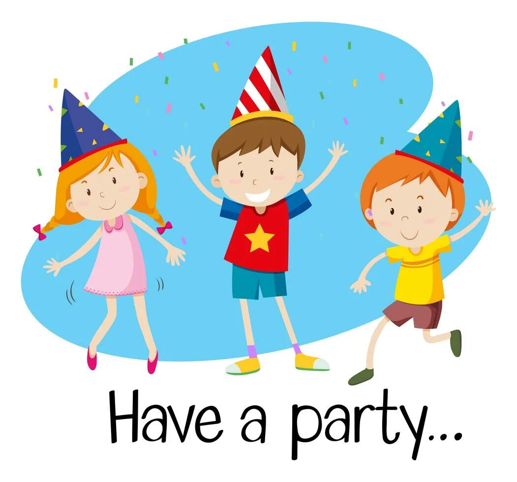 We have a party on sunday