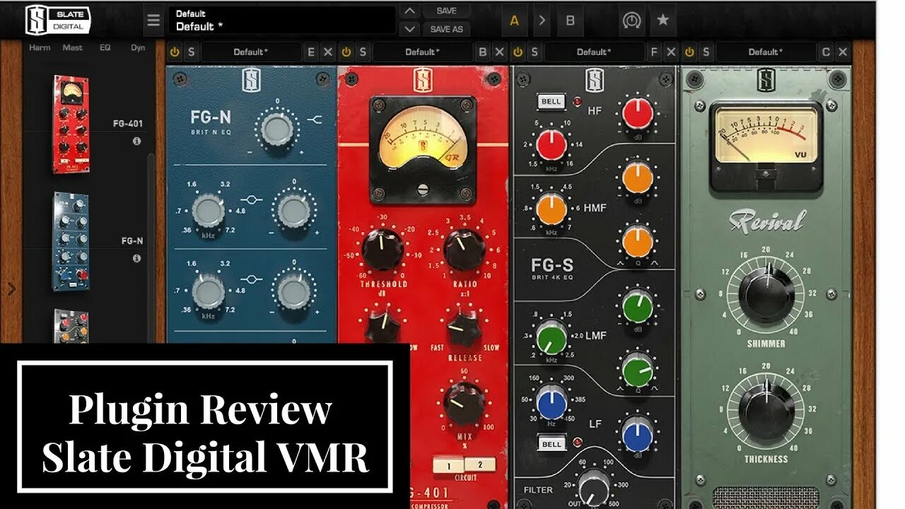 Slate Digital Virtual Mix Rack. Slate Digital FG X 2. VMR Slate Digital. Slate Digital VMR FG-116. Site plugins