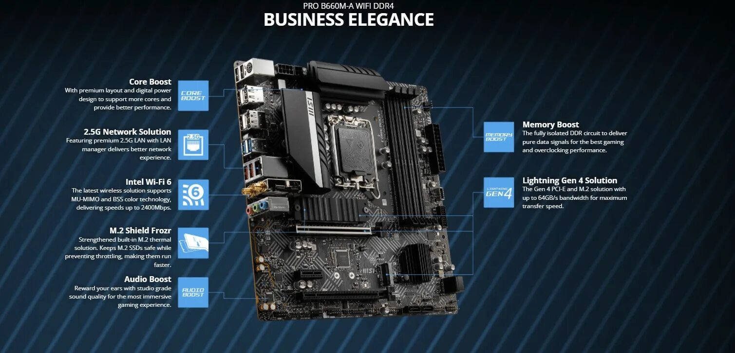 Msi b760 wifi ddr5. Msi pro b660m-a. msi pro b660m-a ddr4 (lga1700, matx). msi mag b660m mortar max. msi pro b660m-b ddr4.