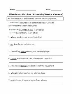 Write a sentence for each word phrase