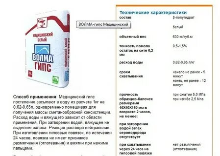 Гипса инструкция по применению
