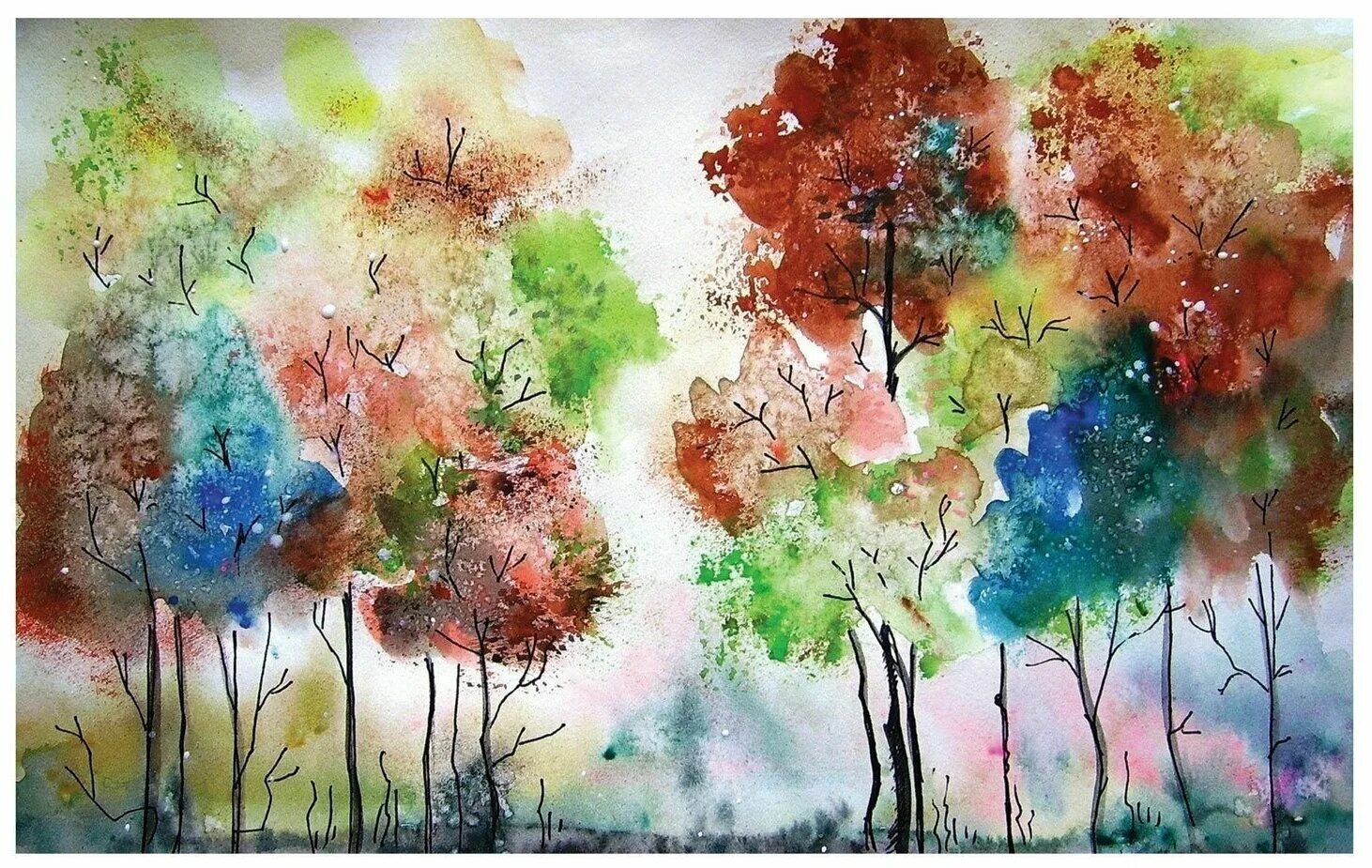 акварельные рисунки. краски картинка. акварельные портреты сильвии пелиссеро. рисунки гуашью. пейзажи для рисования.