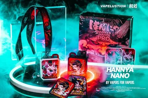 Pod System - Vapelustion - Hannya Nano Pro - White Cloud Brasil.