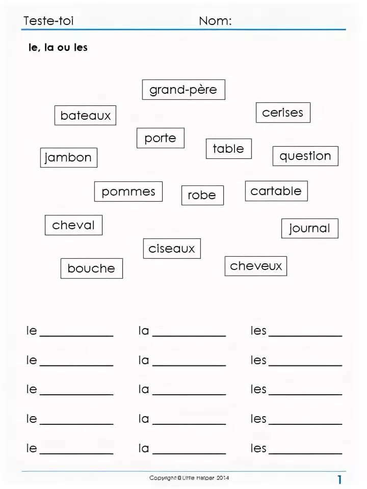 French Tests for Beginners. There is there are Worksheets describe a Room. Worksheet French Letters pdf French as a teacher. Definite article Quiz Test Live. French test