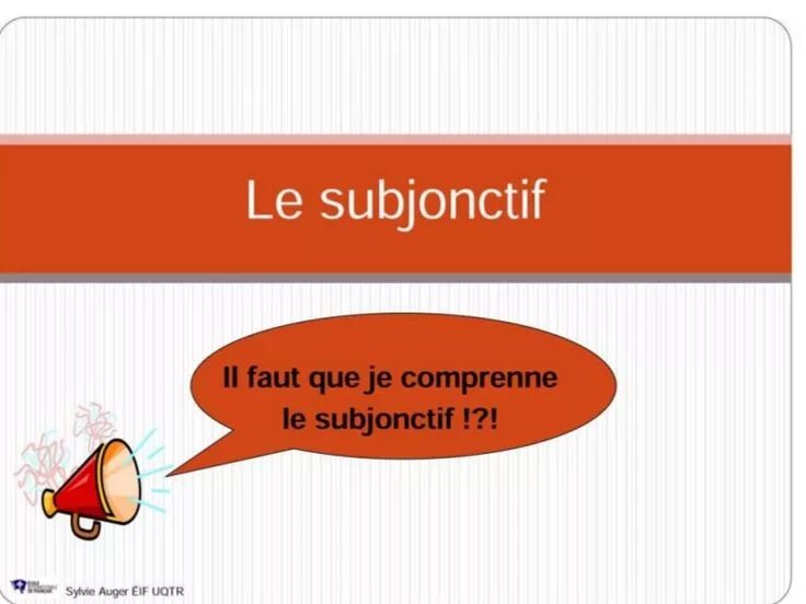 Faut que
