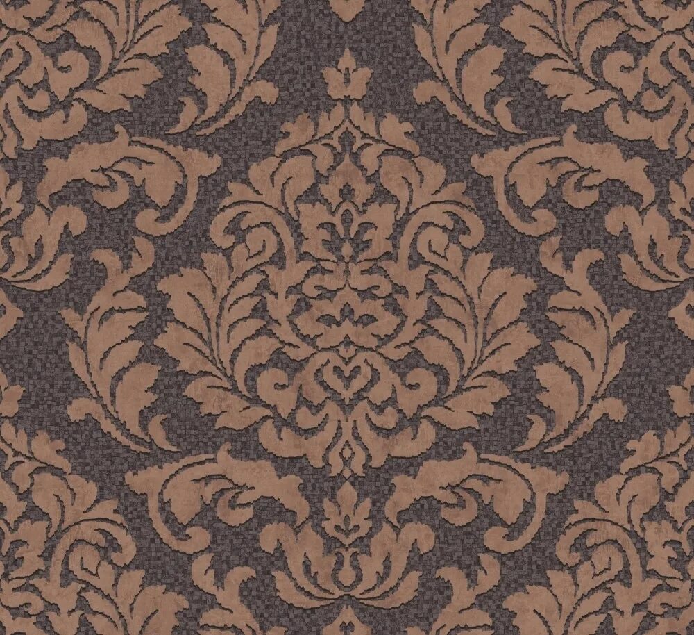 Виниловые и флизелиновые обои в чем разница. 887810 Обои Grandeco Damask. Коричневые обои. Обои виниловые коричневые. Обои белые с коричневым рисунком.