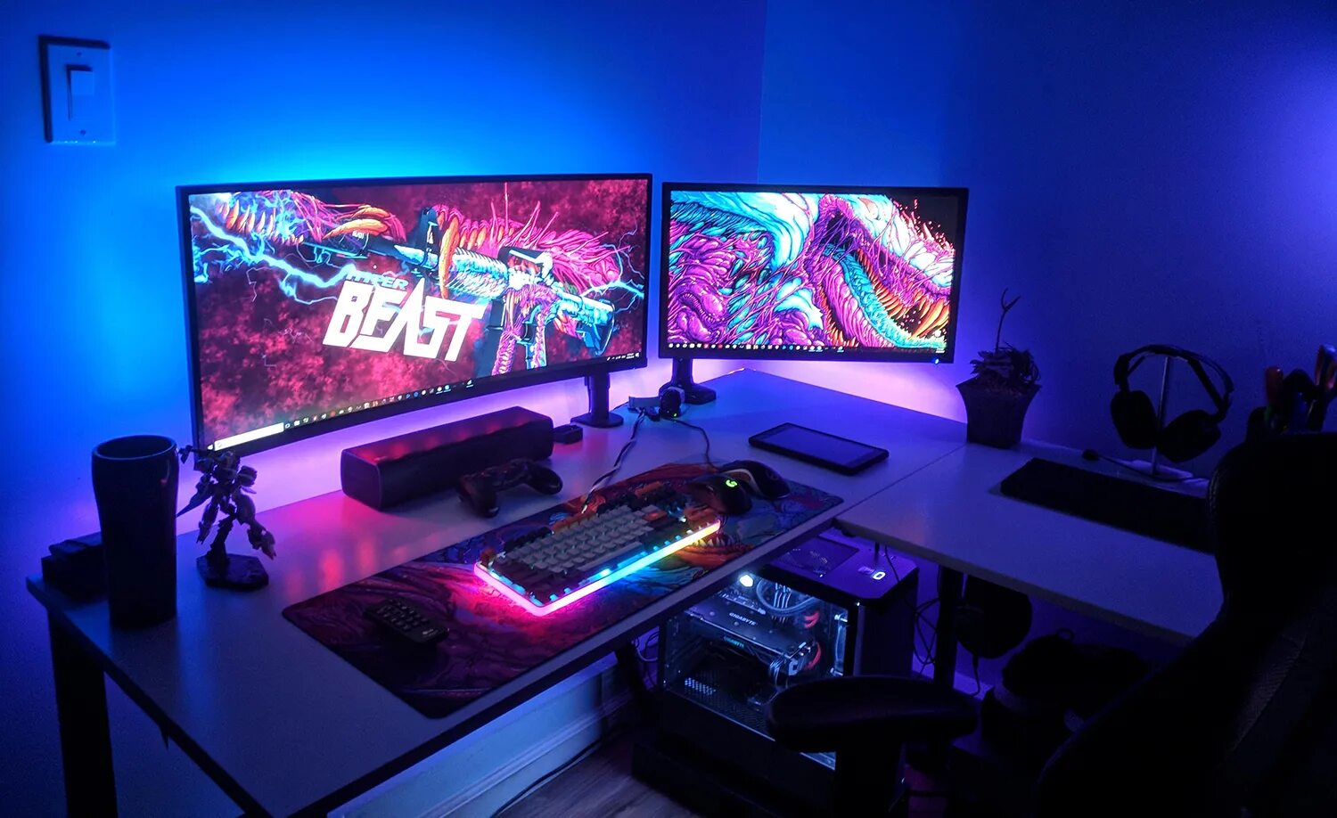 Gaming in color. Gaming in color