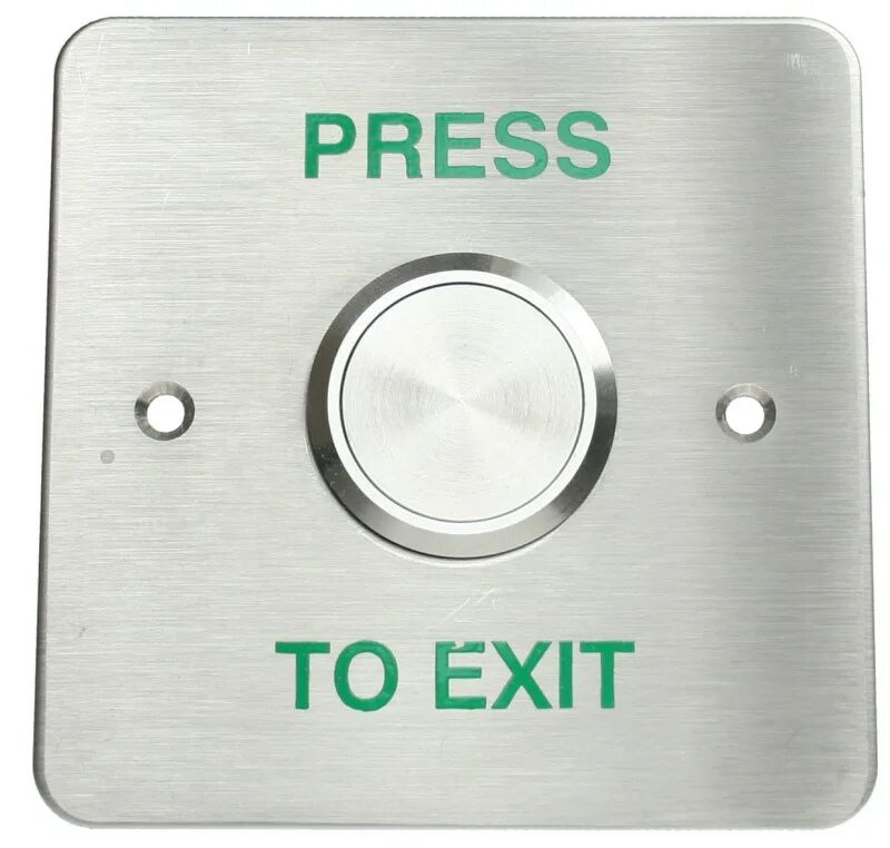Табличка "выход". Press to exit. Exit press. Leave button. Exit press.