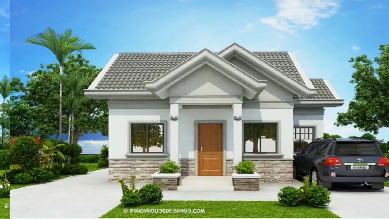 One story House. Bungalow House Design. One storey Houses Plans. Bungalow 2002. New house plans