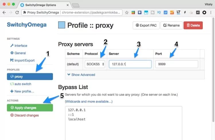 Fast proxy расширение