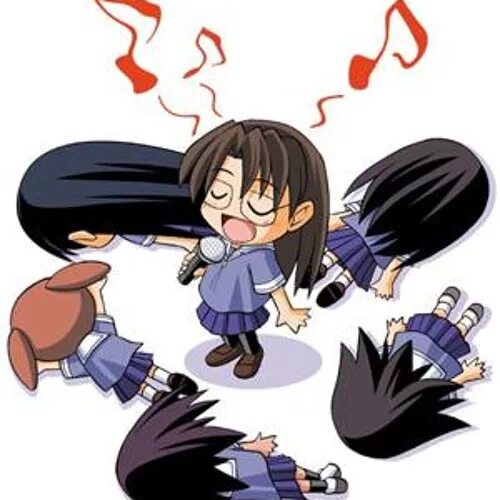 I can't Sing. Azumanga Tomo Takino. He can't Sing. Picture she can't Sing.