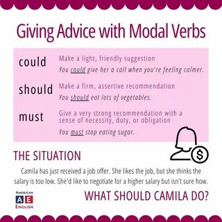 Giving advice in english