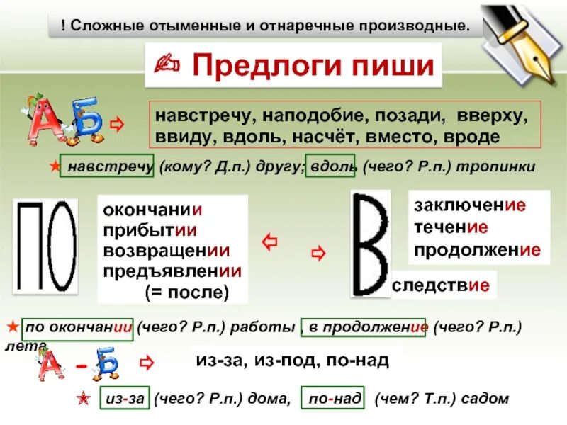 Отыменные производные предлоги. Составные производные предлоги. Производные и производные предлоги. Сложные производные предлоги. Отыменные предлоги это