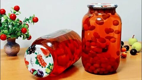 Кизил компот на зиму с чем сочетается