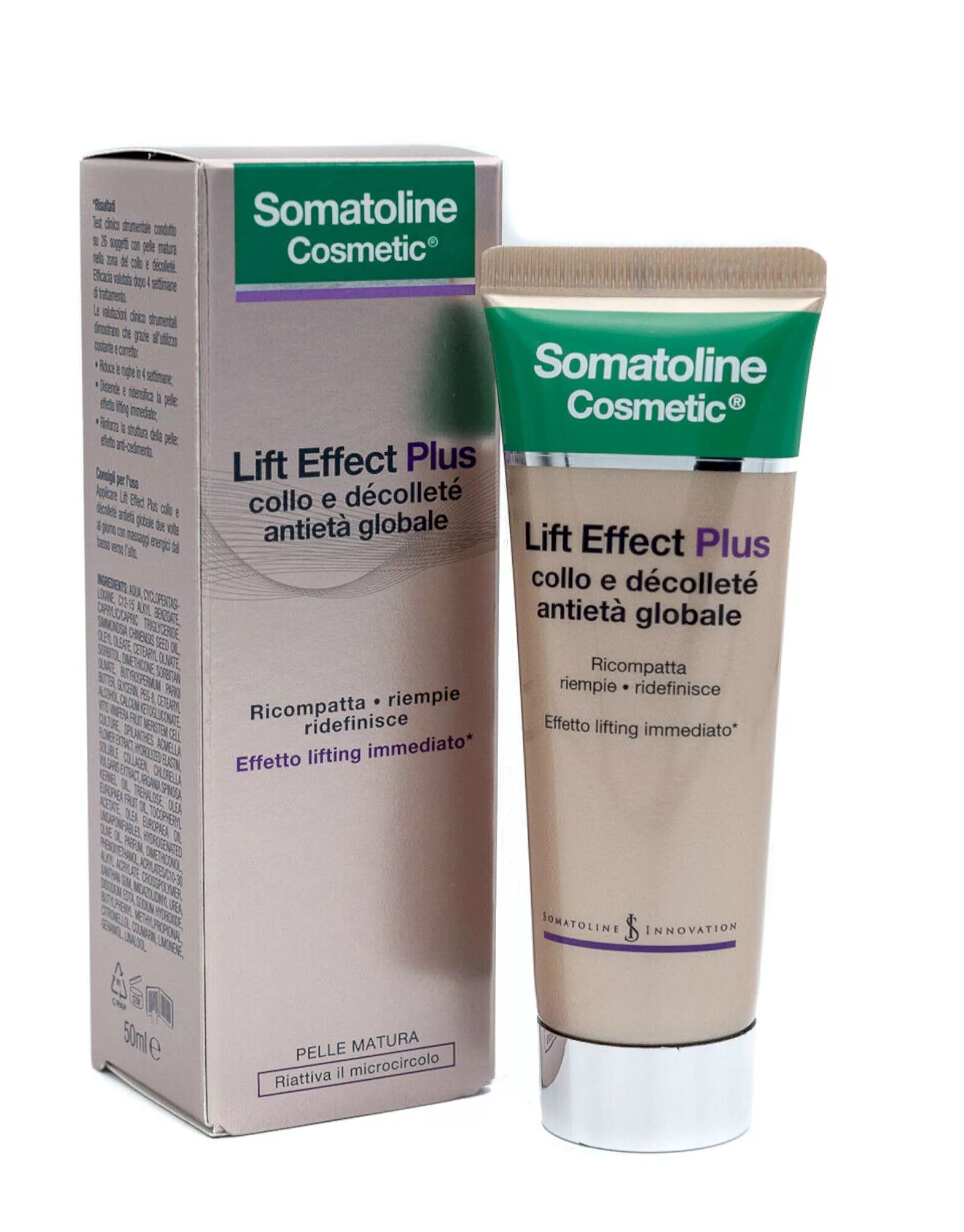 Somatoline. DERMATOLINE Cosmetic Lift Effect. Effect Plus. Медива лифтинг-эффект.