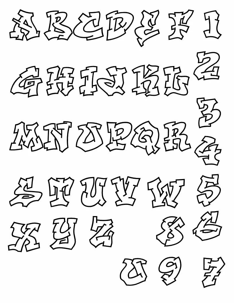 Альфабет граффити. Граффити шрифты. Граффити алфавит. Красивые шрифты для граффити