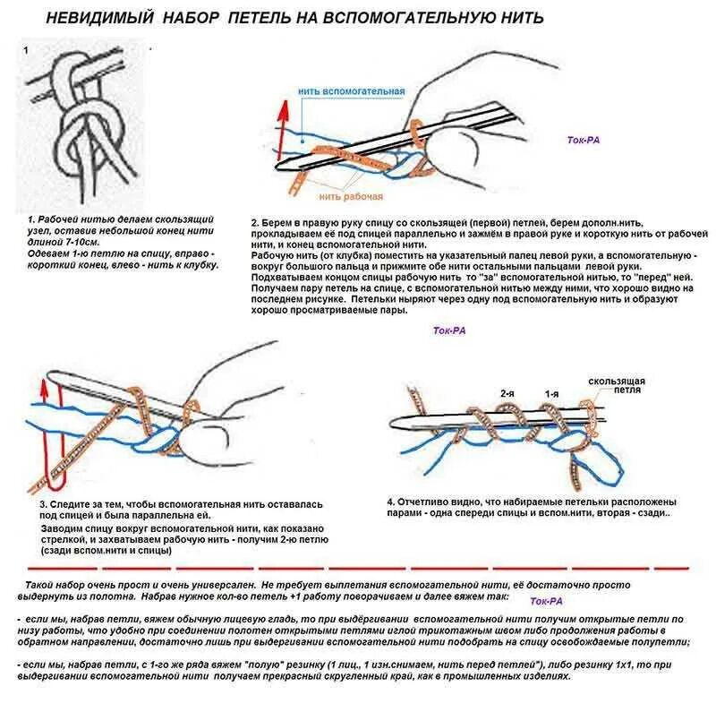Как красиво набрать петли спицами. Итальянский метод набора петель для вязания спицами. Итальянский набор петель для резинки 1х1. Правильный набор петель на спицах для начинающих. Набор петель спицами для резинки 1х1.
