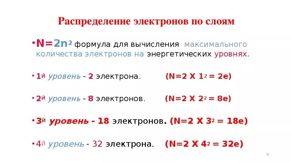 Максимальное число электронов на втором энергетическом уровне. Распределение электронов по слоям. Как распределять электроны по слоям. Распределение по электронным слоям. Распределение электронов по энергетическим уровням в атоме.