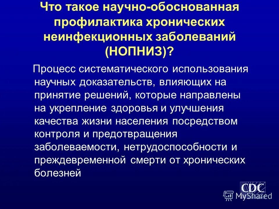 Тесты профилактика хронических неинфекционных заболеваний