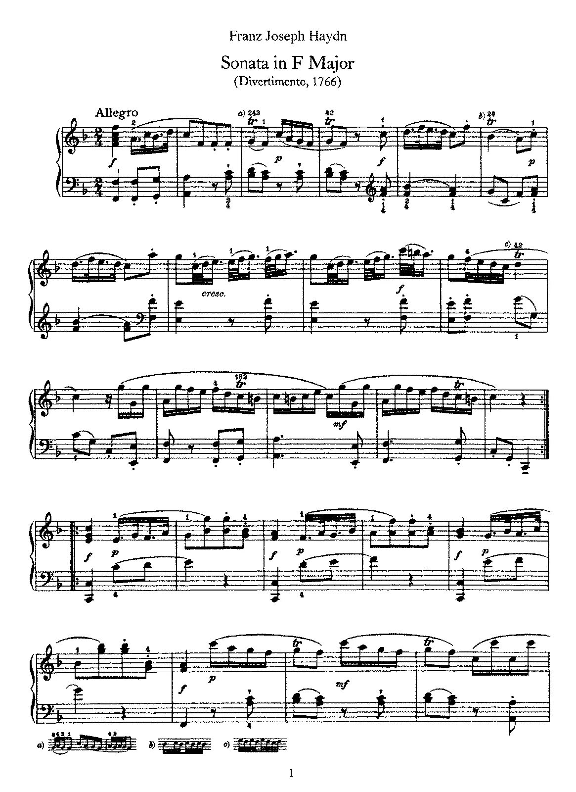 Бетховен соната для скрипки и фортепиано. Гайдн Соната фа мажор 1 часть. Гайдн Соната 21 фа мажор. Гайдн Сонатина фа мажор Ноты. Гайдн Соната фа мажор Аллегро 3 часть для фортепиано.