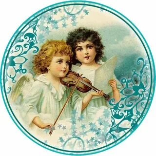 Violins playing and the angels