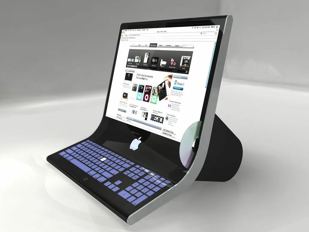 Как выглядит компьютер картинки. Imac 2030. компьютер будущего. персональные компьютеры будущего. ноутбук будущего.