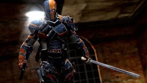 Phone wallpaper: Deathstroke, Batman: Arkham Origins, Batman, Video Game fr...