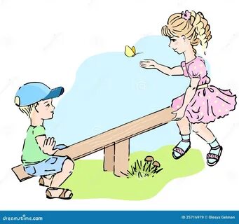 Ride on a see saw