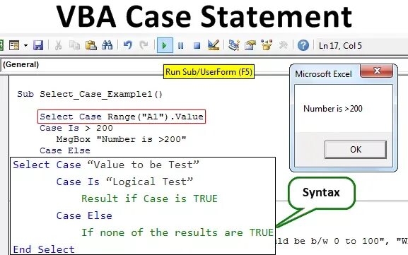 Case vba excel. Селект кейс вба. оператор case vba. case в vb. select case vba.