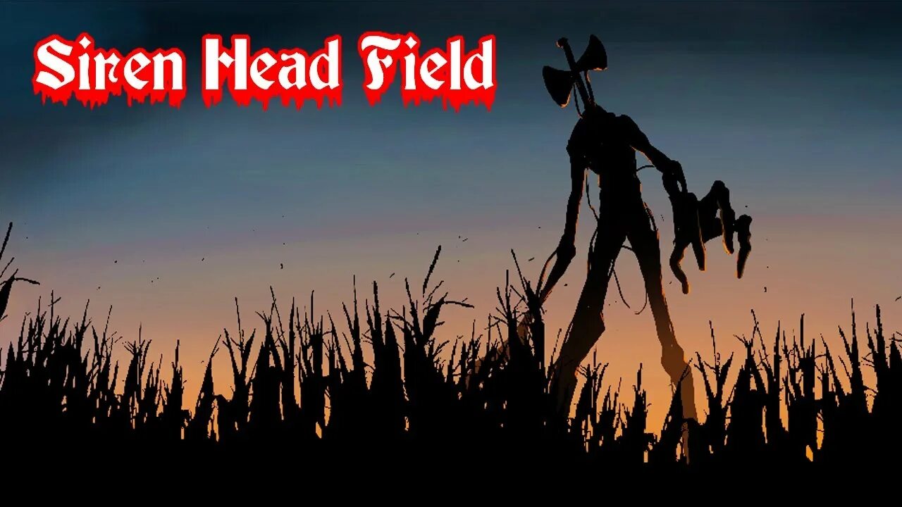 Siren head the game. Сиреноголовый игра field.