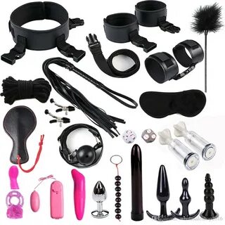 Купить самое лучшее продавая оков 24pcs  комплект bondage kit set фетиш бд...