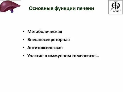 Синтетическая функция печени