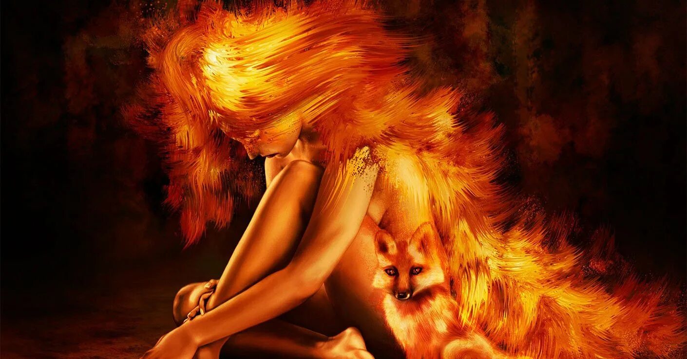 Женщина лиса. Оля лисица. Девушка и лиса. Огненная девушка.