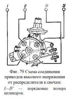 Схема установки зажигания