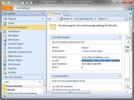 Sharepoint designer