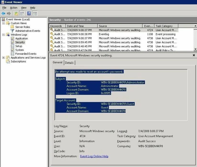 Windows server security. Windows server 2008 пользователь. аудит windows. windows server audit logon. event viewer  applications and services logs.