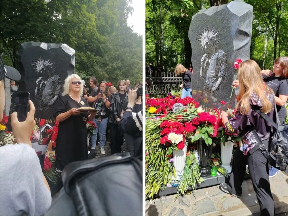 Горшок похоронен в санкт петербурге. Могила Михаила горшенёва. Могила Михаила Горшенева.