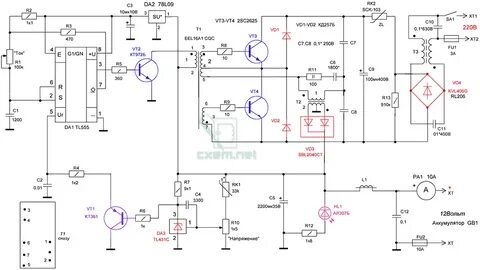 Импульсное устройство автомобильного