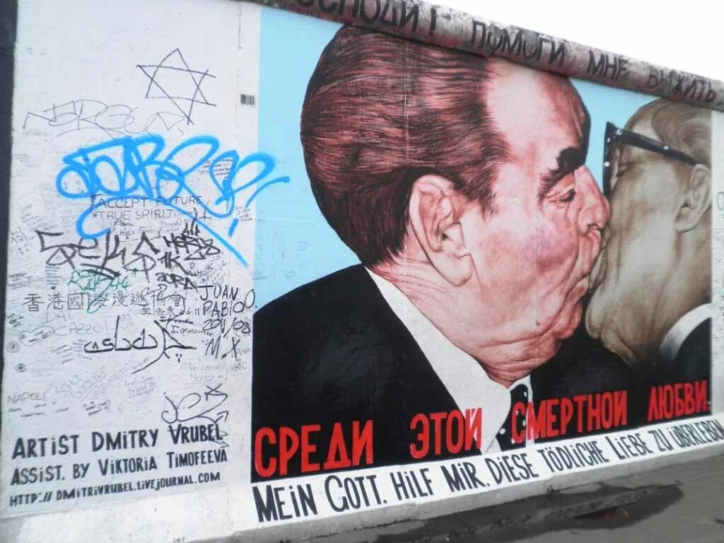 Господи помоги выжить среди этой смертной любви. Брежнев поцелуй Берлинская стена. Брежнев и Хонеккер на Берлинской стене. Берлин поцелуй Брежнева и Хонеккера. Брежнев и Хонеккер поцелуй Берлинская стена.