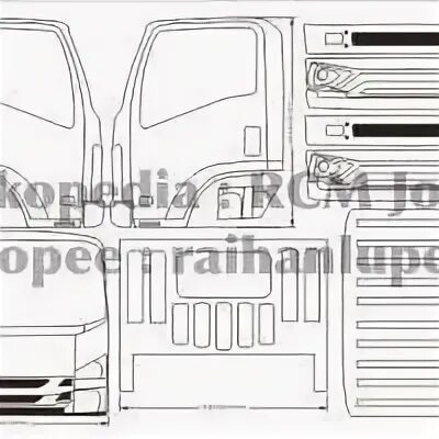 Pola gambar sketsa miniatur truk canter from s1.bukalapak.com ukuran miniat...