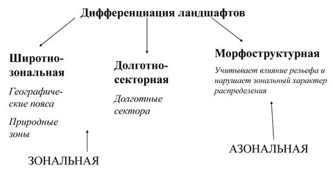 Закономерности ландшафта