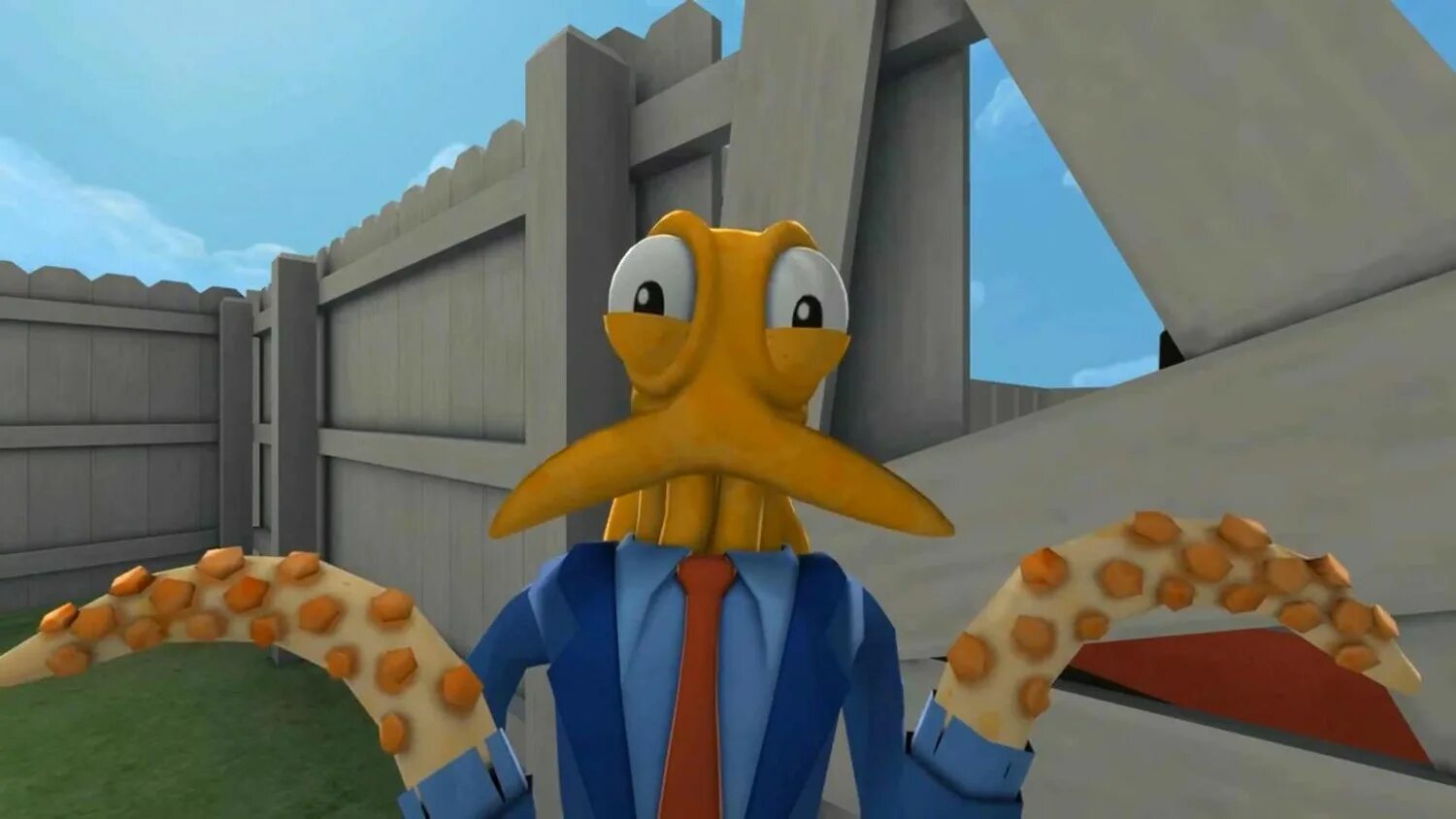 ОКТОДЕД. Octodad ps4. Octodad: Dadliest catch. Папа осьминог игра. Октопус про версия