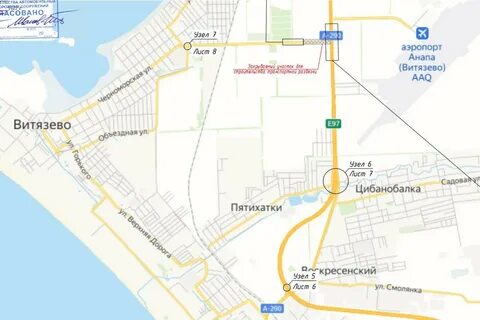 Карта анапы 114 маршрут