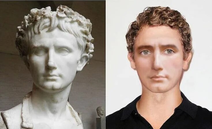 Как выглядел юлий цезарь на самом The face of the Roman general Gaius Julius Caesar at the Rijksmuseum van Oudhed
