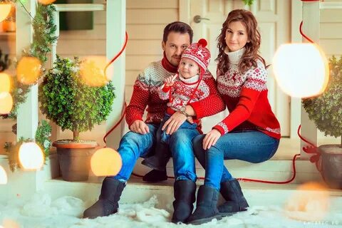 Образ на новогоднюю фотосессию семейную