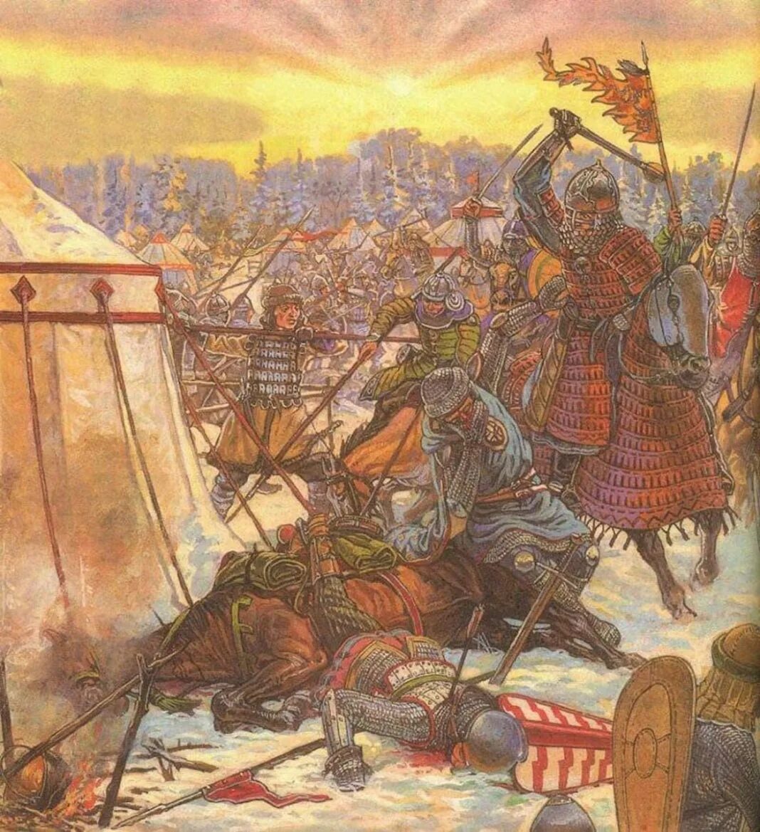 На реке сити русское войско разбило монголов. Битва на реке сить 1238. 1238 Год битва на реке Сити.